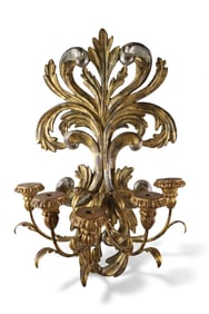 ORNATE ITALIAN WALL CANDELABRA