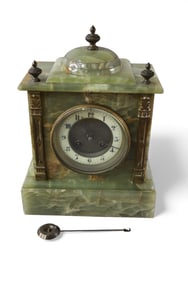 ONYX MANTLE CLOCK