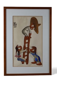 LEO POLITI WATERCOLOR