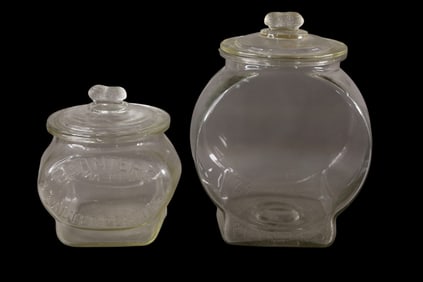 2 PLANTERS PEANUTS JARS