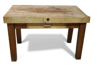 ANTIQUE BUTCHER BLOCK