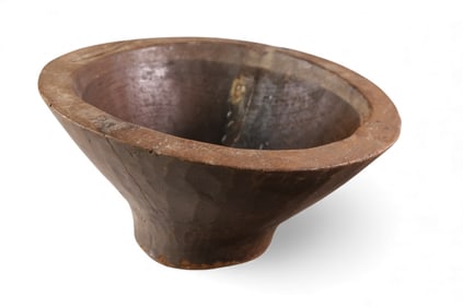 LARGE WOODEN BOWL