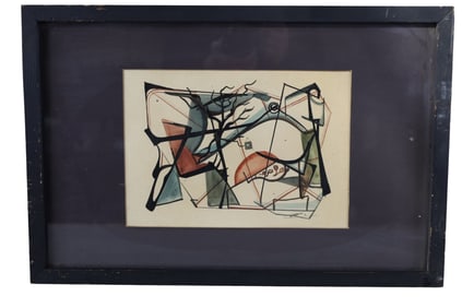 MID CENTURY MODERN ABSTRACT