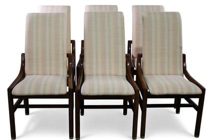 SET OF 6 HENREDON DINING CHAIRS