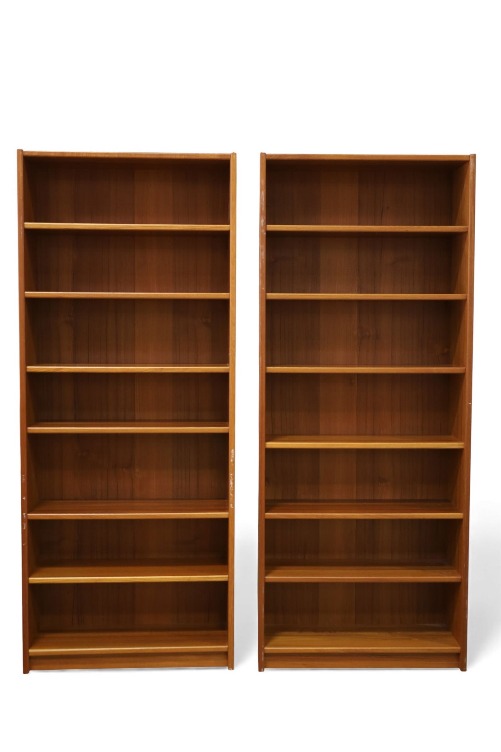 PAIR OF TEAK BOOKCASES (1 of 3)