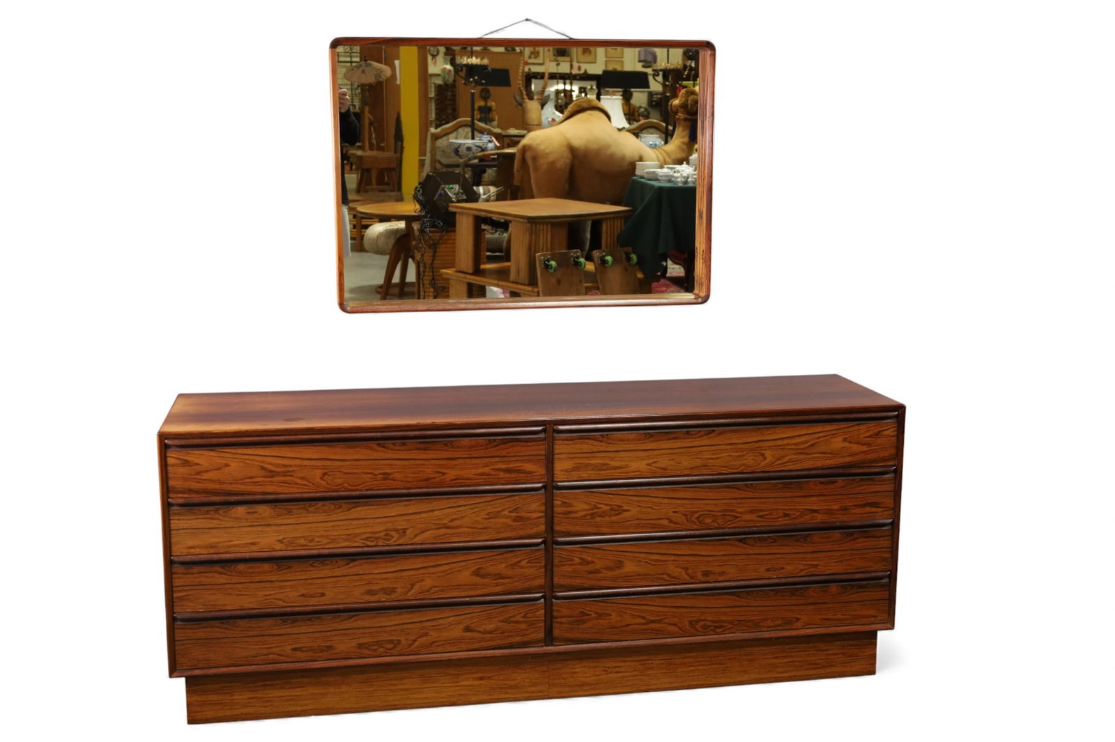 WESTNOFA ROSEWOOD DRESSER & MIRROR (1 of 8)
