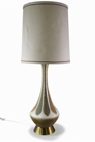LARGE MID CENTURY POTTERY LAMP