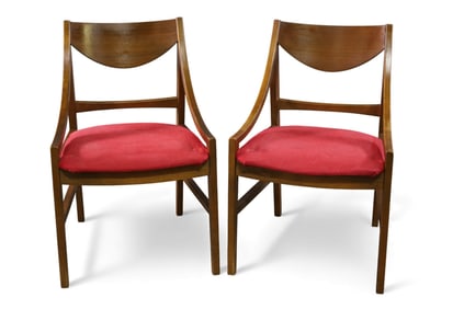 PAIR OF MCM ARMCHAIRS