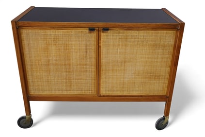 MID CENTURY MODERN BAR CART