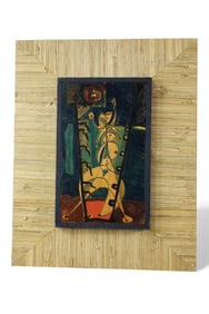 VINTAGE PAINTING ON BOARD