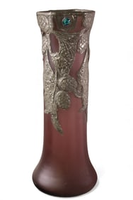 ART NOUVEAU ART GLASS VASE