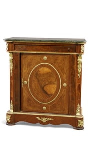 FRENCH STYLE MARBLE TOP CONSOLE