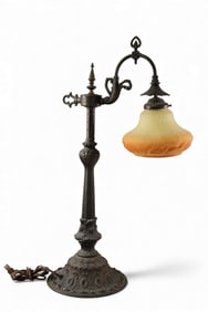 SPELTER TABLE LAMP