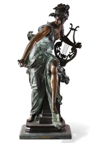 LARGE MELODY BRONZE SCULPTURE