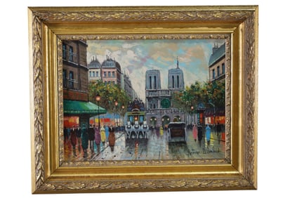 ANTIONE BLANCHARD OIL PAINTING