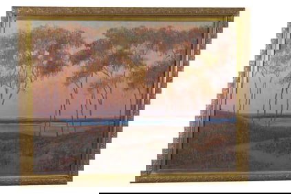 LARGE WILLIAM DORSEY PAINTING