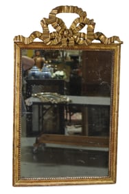 WOOD AND GESSO WALL MIRROR