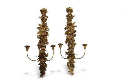 PAIR OF ITALIAN WALL SCONCES