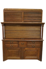 AMERICAN OAK DENTAL CABINET