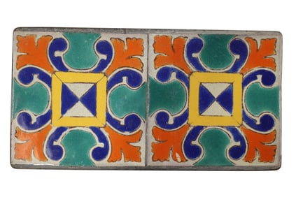 HISPANO MORESQUE TILE PLAQUE