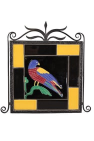 BIRD TILE WALL PLAQUE