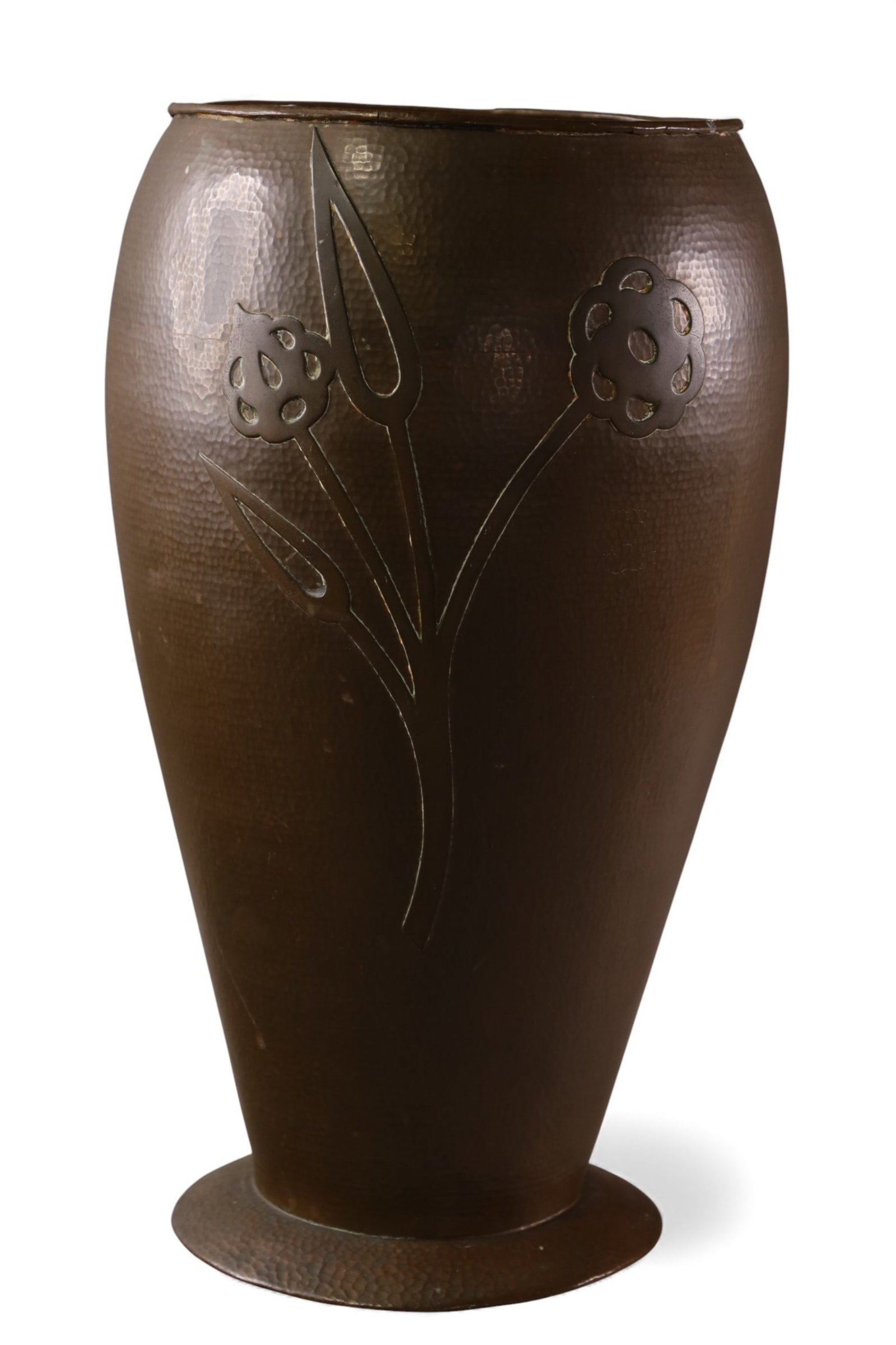 ARTS & CRAFTS COPPER FLOOR VASE (1 of 4)