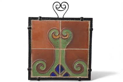 A & E TILE WALL PLAQUE