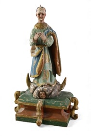 RELIGIOUS SANTO FIGURE