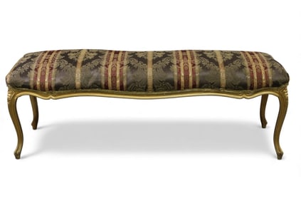 GOLD GILT WINDOW BENCH