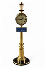 LE COULTRE STREET LAMP CLOCK