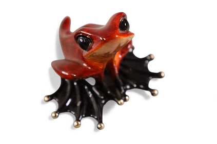 TIM COTTERILL BRONZE FROG