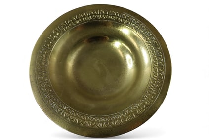 TIFFANY STUDIOS BRONZE LOW BOWL