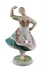 HUNGARIAN PORCELAIN FIGURE
