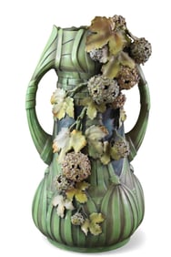 AUSTRIAN AMPHORA VASE