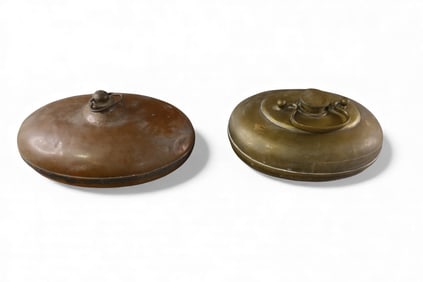2 ANTIQUE BED WARMERS