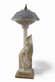 ALABASTER TABLE LAMP