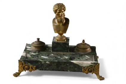MARBLE INKWELL