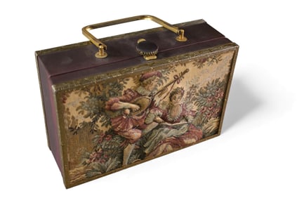 TAPESTRY COVERED HANDBAG