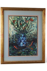 FLORAL STILL LIFE WATERCOLOR