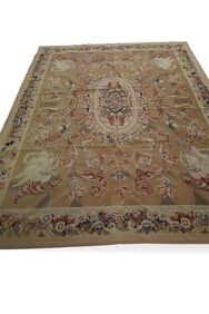 APPROX 9' x 12' FRENCH AUBUSSON RUG