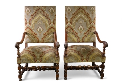 PAIR OF FRENCH ARMCHAIRS