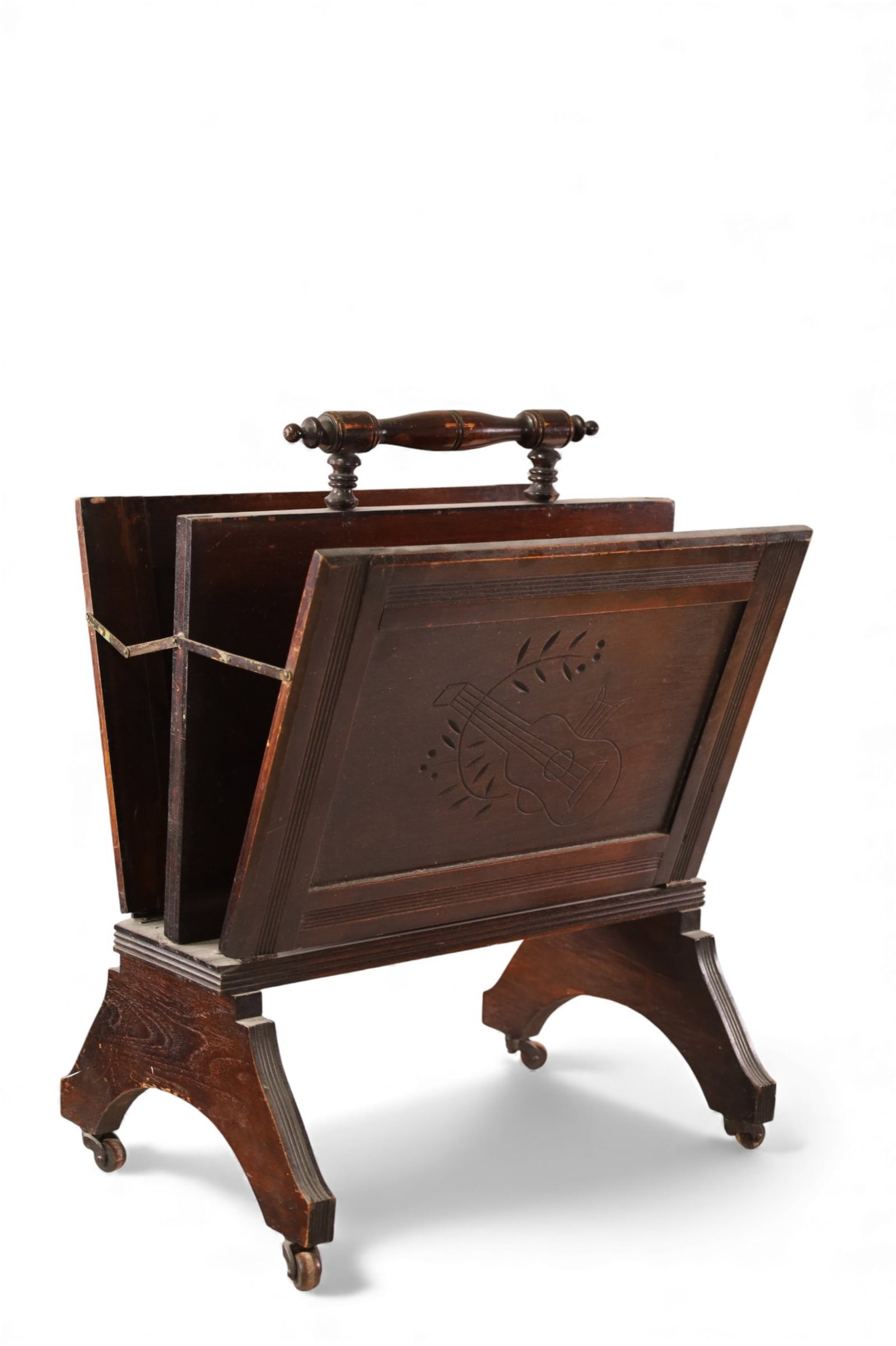 VICTORIAN MAGAZINE RACK (1 of 2)