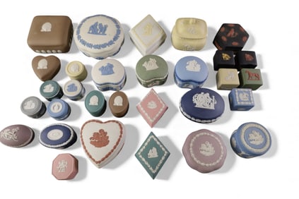 30 WEDGWOOD TRINKET BOXES