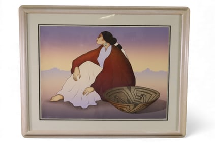 LARGE RC GORMAN LITHOGRAPH