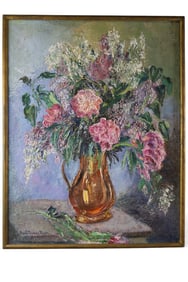 ERNO GYIMESY KASAS FLORAL STILL LIFE