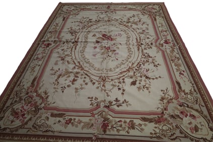 APPROX 8' x 10' AUBUSSON RUG
