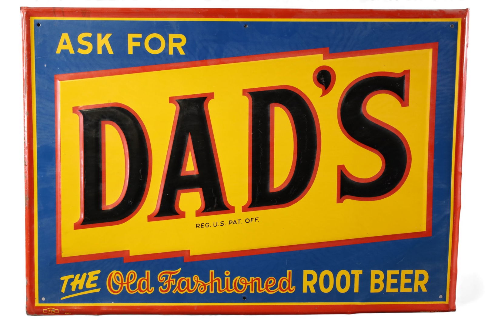 DAD'S ROOT BEER TIN SIGN (1 of 3)