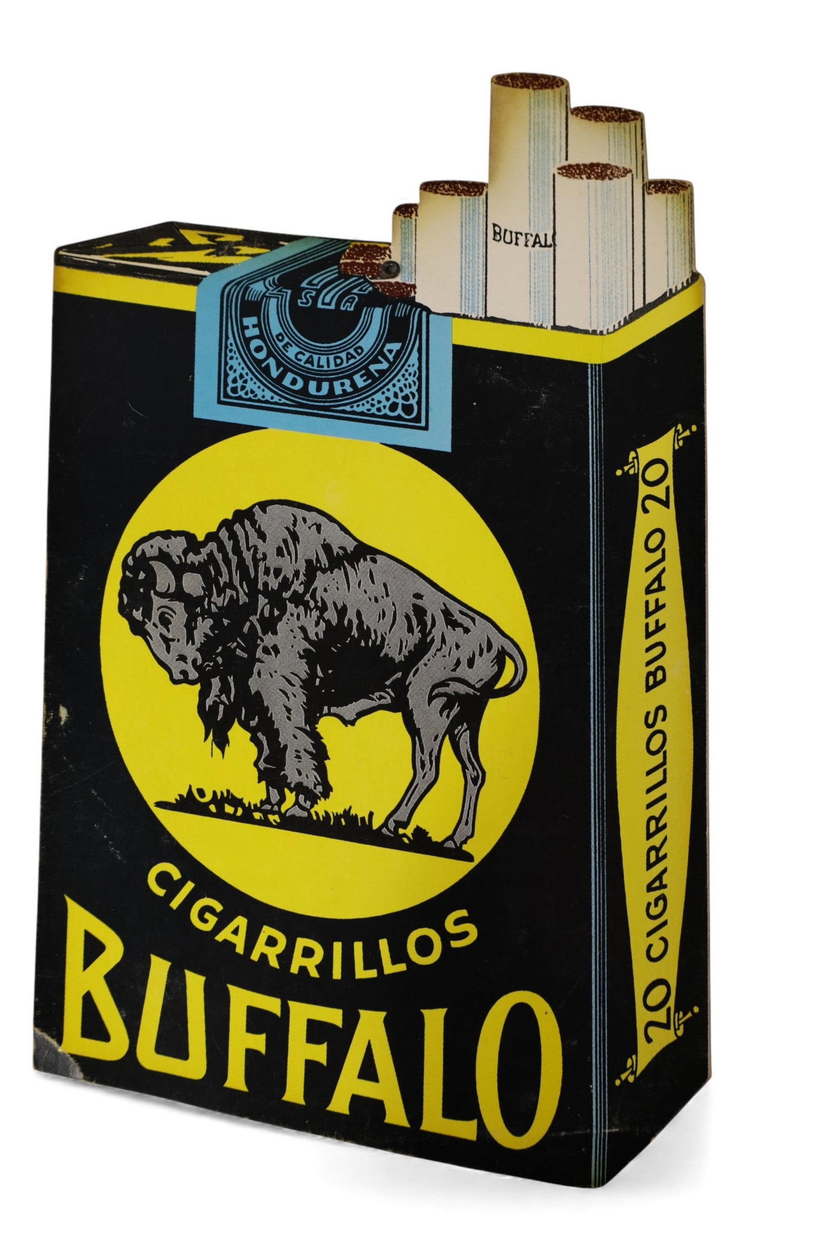 BUFFALO CIGARILLO CARD STOCK SIGN (1 of 2)