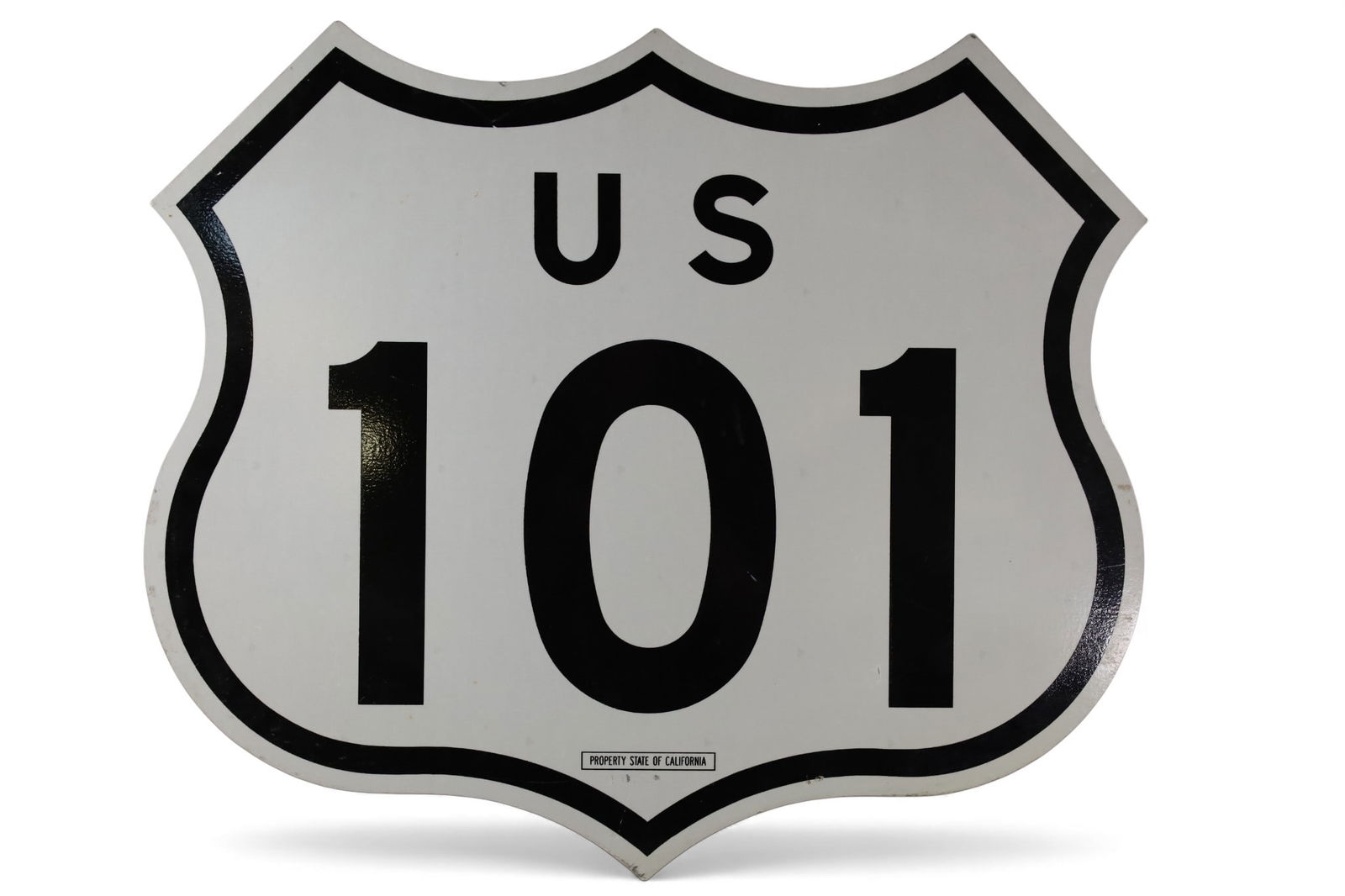 AUTHENTIC CALIFORNIA HIGHWAY 101 SIGN (1 of 2)