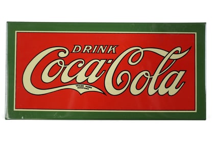COCA COLA METAL SIGN